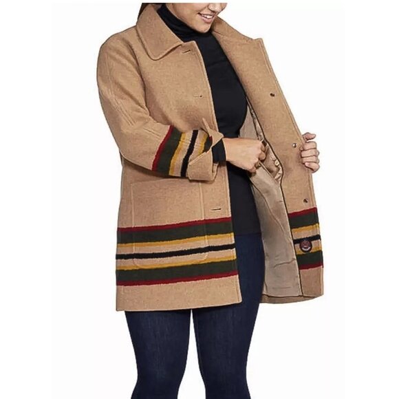 Pendleton‎ Wool Blend Walker Coat Jacket - Picture 3 of 5